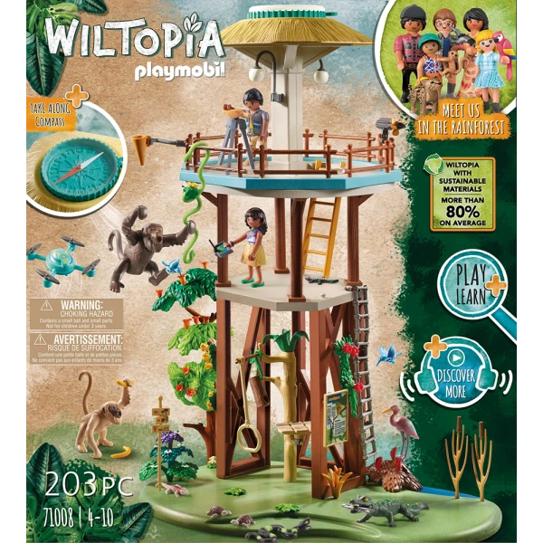 PLAYMOBIL WILTOPIA ΠΑΡΑΤΗΡΗΤΗΡΙΟ ΜΕ ΠΥΞΙΔΑ
