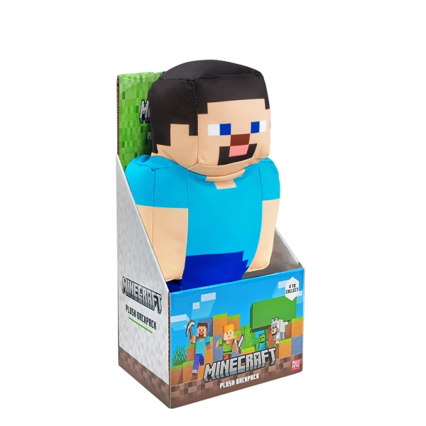 MINECRAFT PLUSH BACKPACK - 4 DESIGNS