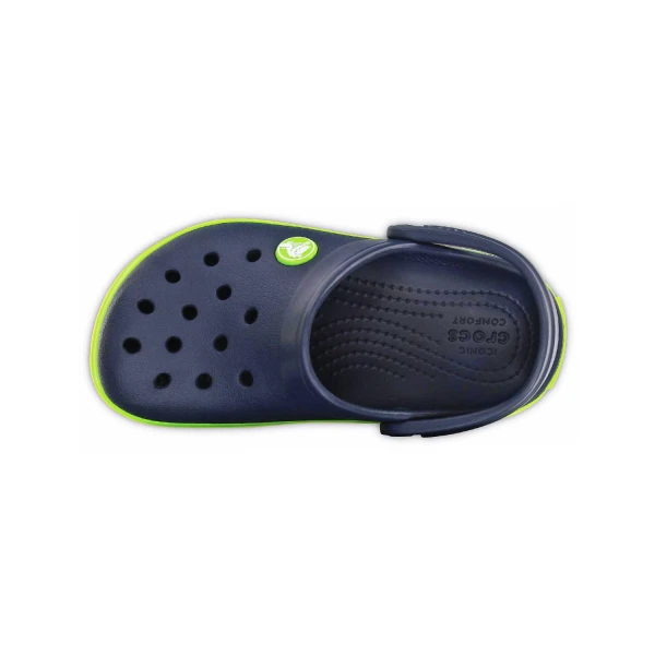 CROCS CLASSIC CLOG K NAVY-VOLT GREEN