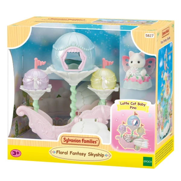 THE SYLVANIAN FAMILIES FLORAL FANTASY SKYSHIP