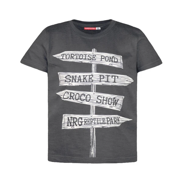 ENERGIERS BEBE BOY BLOUSE DARK GREY