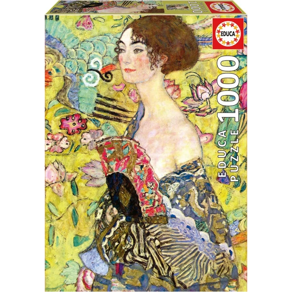 EDUCA PUZZLE 1000 pcs LADY WITH FAN
