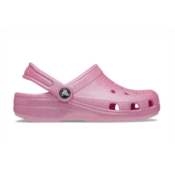 CROCS CLASSIC GLITTER CLOG T PINK TWEED GLITTER