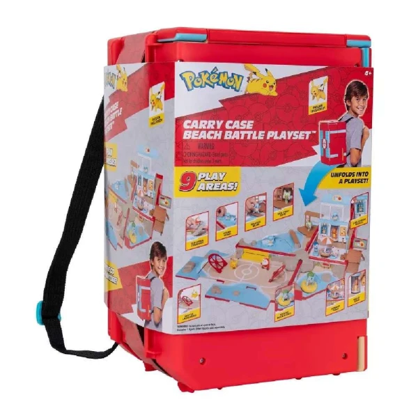 POKEMON BATTLE BACKPACK BEACH PLAYSET