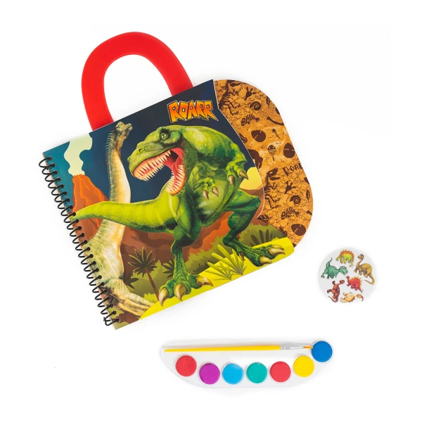AS ART BOOK DRAWING SET DINOSAURS AND MONSTER TRUCKS FOR AGES 3+