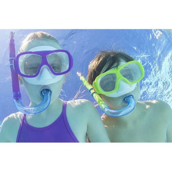 BESTWAY KIDS HYDRO-SWIM ESSENTIAL FREESTYLE SNORKEL SET - 2 COLOURS