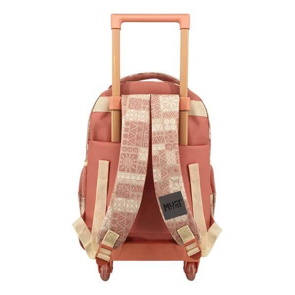 MUST TEAM SCHOOL TROLLEY BACKPACK 34x20x44 cm 3 CASES VAIANA 2 ORANGE