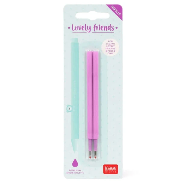 LEGAMI 2 REFILLS FOR GEL PEN LOVE FRIENDS - PURPLE