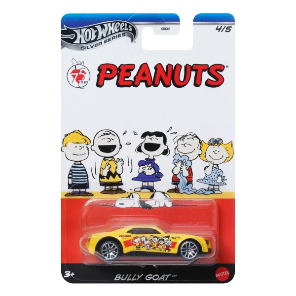 HOT WHEELS ΑΥΤΟΚΙΝΗΤΑΚΙΑ - SILVER SERIES PEANUTS 75 YEARS - BULLY GOAT