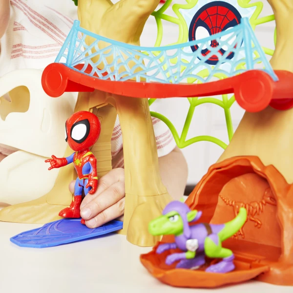 SPIDEY AND HIS AMAZING FRIENDS DINO WEBS PLAYSET