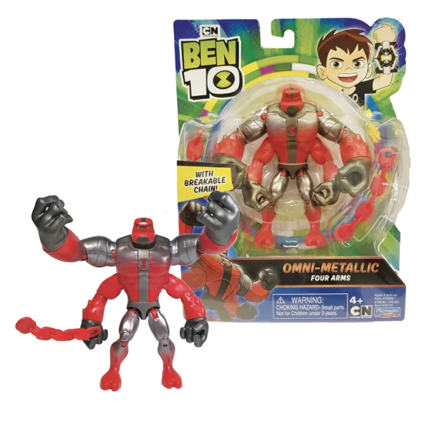 BEN 10 ΒΑΣΙΚΗ ΦΙΓΟΥΡΑ W11 METALLIC - 6 ΣΧΕΔΙΑ