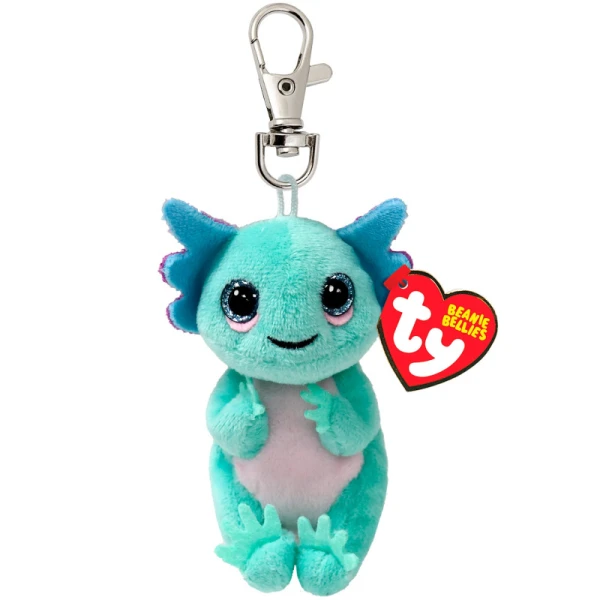 TY BEANIE BELLIES FLUFFY 8,5 cm WITH CLIP PASTEL AXOLOTL