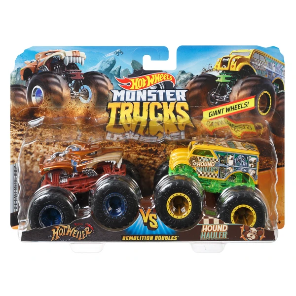 HOT WHEELS MONSTER TRUCKS SET OF 2 - VARIOUS DESIGNS