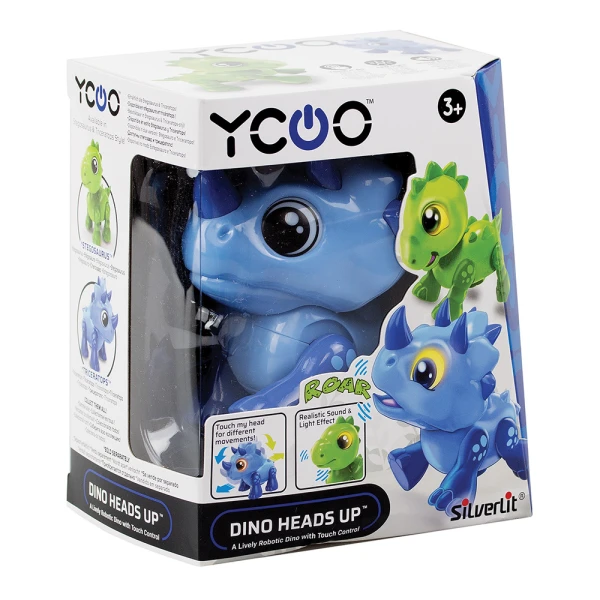 SILVERLIT YCOO DINO HEADS UP ΗΛΕΚΤΡΟΝΙΚΟ ΡΟΜΠΟΤ ΣΤΕΓΟΣΑΥΡΟΣ ΓΙΑ 3+ ΧΡΟΝΩΝ