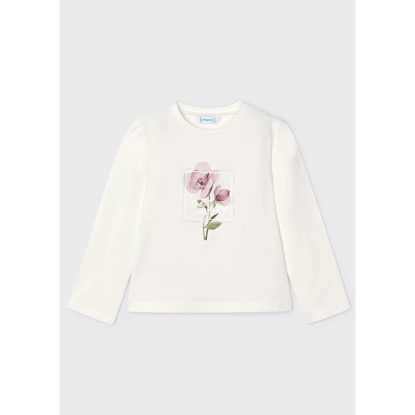 MAYORAL LONG SLEEVES BLOUSE IVORY-PINK