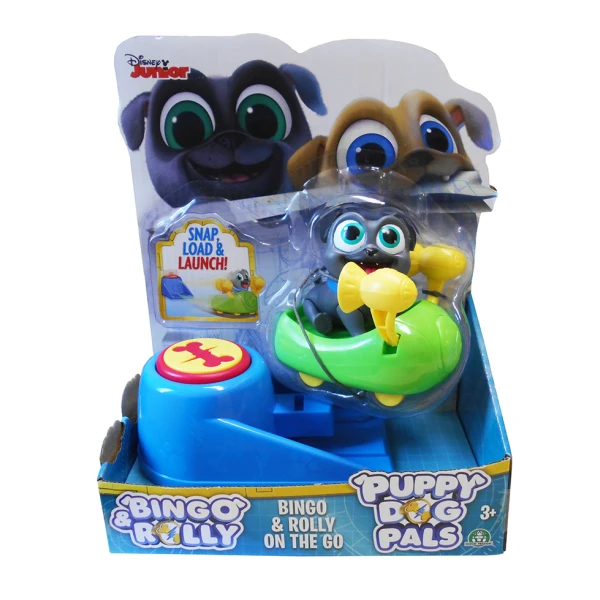 PUPPY DOG PALS FIGURES WITH LAUNCHER - 2 DESIGNS