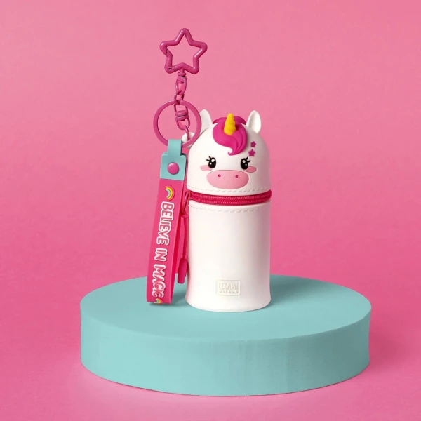 LEGAMI MINI KAWAII COIN PURSE WITH KEY RING - UNICORN