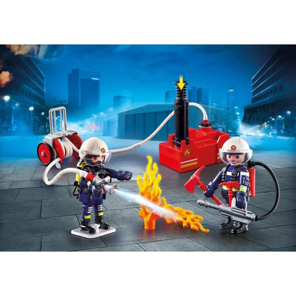 PLAYMOBIL CITY ACTION ΠΥΡΟΣΒΕΣΤΕΣ ΜΕ ΑΝΤΛΙΑ ΝΕΡΟΥ