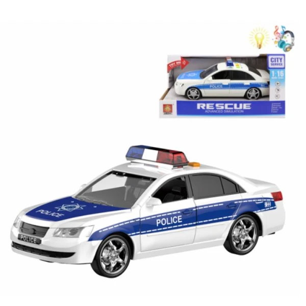 POLICE CAR WITH LIGHTS AND SOUNDS