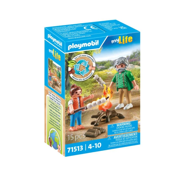PLAYMOBIL CITY LIFE CAMPFIRE WITH MARSHMALLOWS