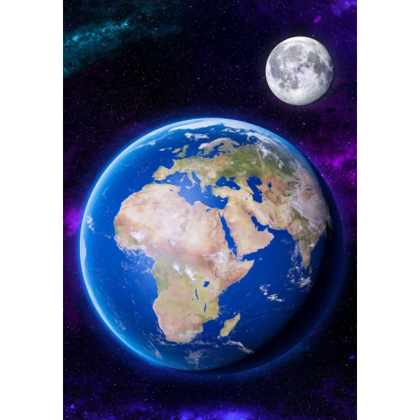 PUZZLE 117 pcs THE SOLAR SYSTEM AND PLANET EARTH