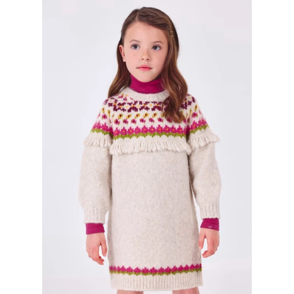 MAYORAL DRESS SAND DARK