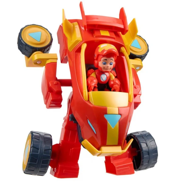 MARVEL IRON MAN AND HIS AWESOME FRIENDS IRON MAN VEHICLE AND FIGURE