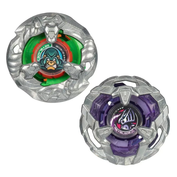 BEYBLADE X YELL KONG 3-60GB & HELM KNIGHT 5-80T TOP DUAL PACK SET