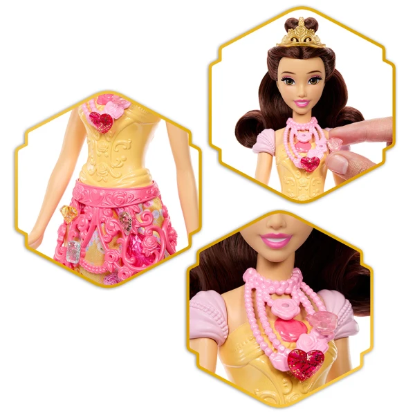 DISNEY PRINCESS ΚΟΥΚΛΑ ΠΕΝΤΑΜΟΡΦΗ ΜΕ ΚΟΣΜΗΜΑΤΟΘΗΚΗ