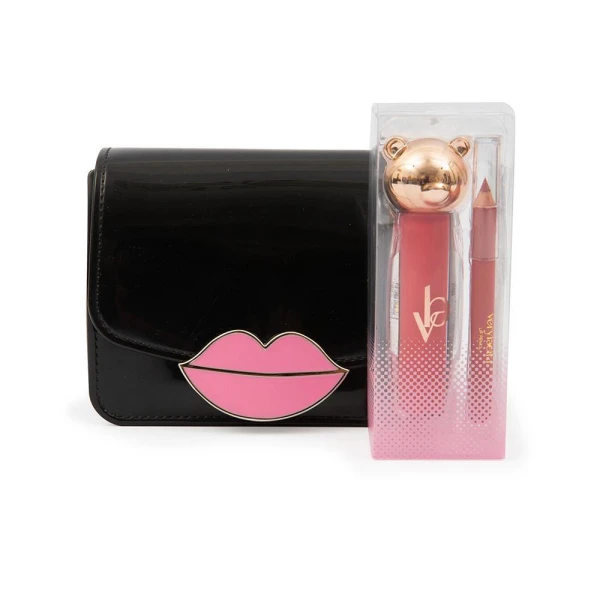 VERY BELLA MINI BAG WITH LIP GLOSS AND PENCIL - 2 COLOURS
