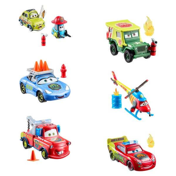 CARS RACE & RESCUE CAR WITH ACCESSORIES GUIDO & LUIGI