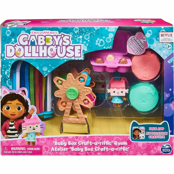 GABBY\'S DOLLHOUSE ΜΙΝΙ ΣΕΤ ΔΩΜΑΤΙΑ ΚΟΥΚΛΟΣΠΙΤΟΥ - ART STUDY