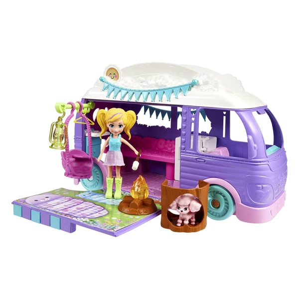 POLLY POCKET ΣΕΤ ΠΑΙΧΝΙΔΙΟΥ GLAMPING VAN 