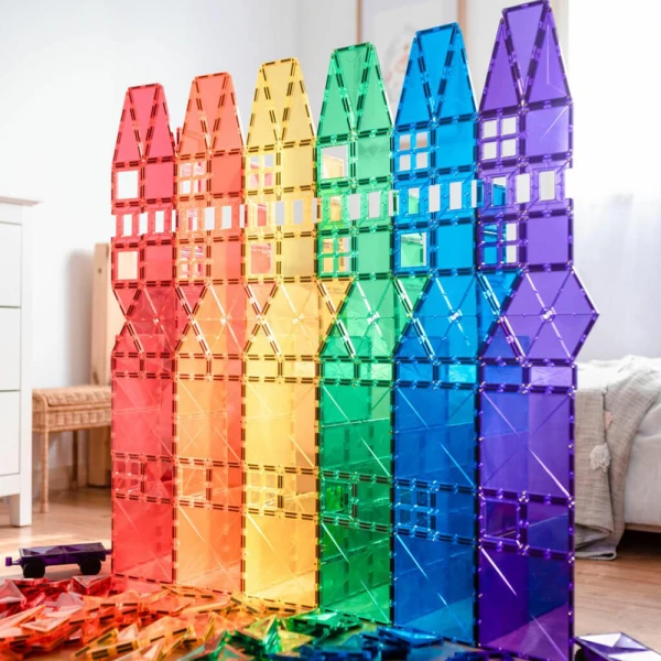 CONNETIX MAGNETIC TILES RAINBOW MEGA PACK 212 pcs