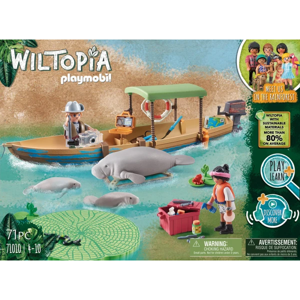 PLAYMOBIL WILTOPIA ΕΚΔΡΟΜΗ ΜΕ ΠΟΤΑΜΟΠΛΟΙΟ ΣΤΟΝ ΑΜΑΖΟΝΙΟ