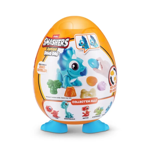 SMASHERS JUNIOR S1 MINIATURE DINO DIG SMALL EGG SURPRISE