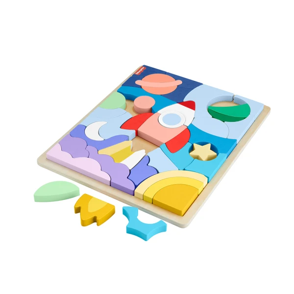 FISHER PRICE ΞΥΛΙΝΟ ΠΑΖΛ 42 τεμ. ΔΙΑΣΤΗΜΑ