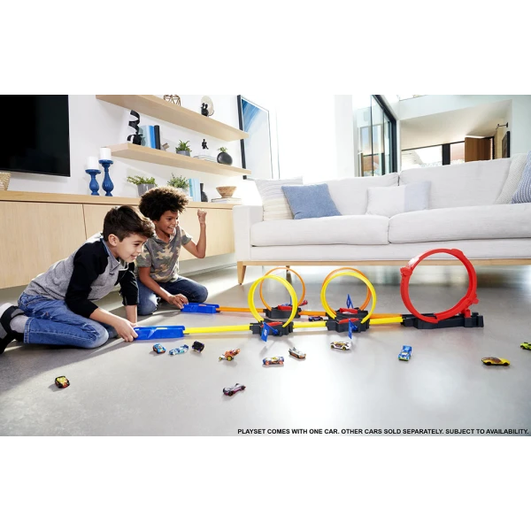 HOT WHEELS ΠΙΣΤΑ ΓΙΑ ΚΟΝΤΡΕΣ ΜΕ ΠΟΛΛΑΠΛΑ ΛΟΥΠ