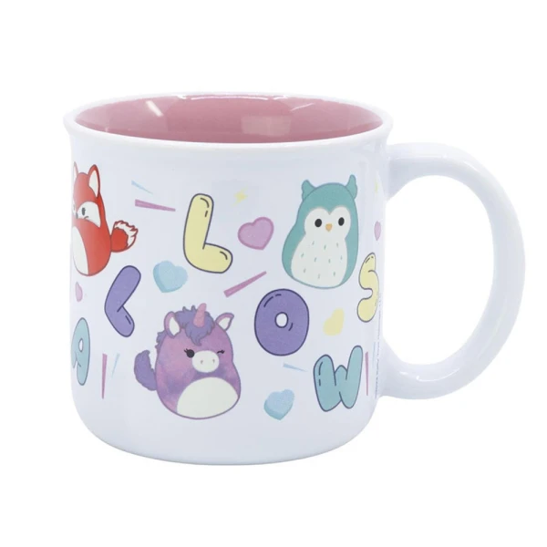 CERAMIC BREAKFAST MUG 400ml SQUISHMALLOWS 