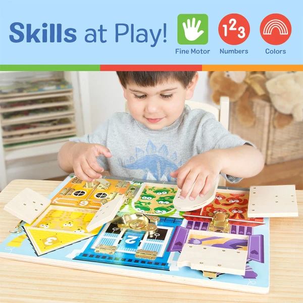 MELISSA & DOUG LATCHES BOARD
