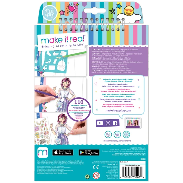 MAKE IT REAL - FASHION DESIGN SKETCHBOOK DIGITAL DREAM