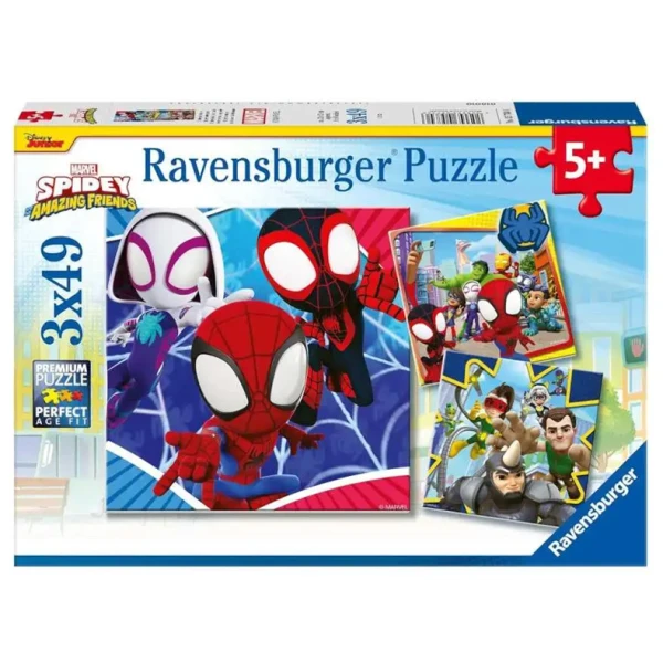 RAVENSBURGER PUZZLE 3X49 pcs SPIDEY AND FRIENDS