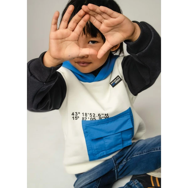 MAYORAL SWEATER WITH POCKET BLUE