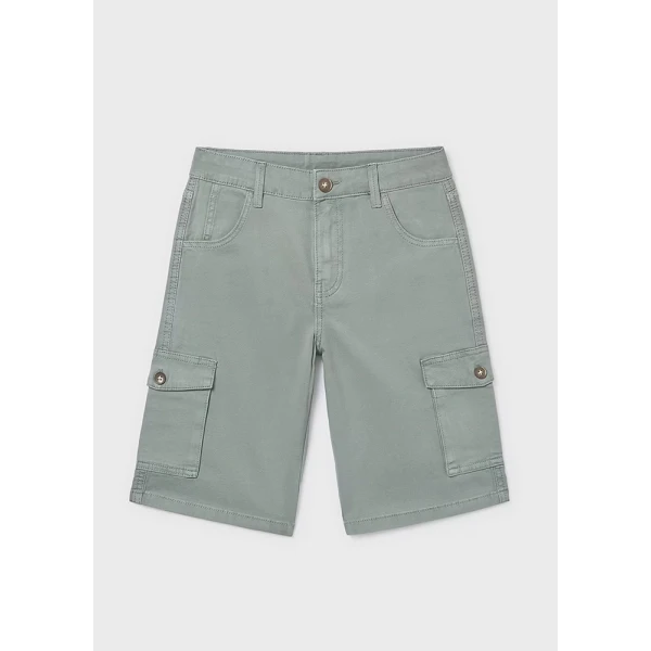 MAYORAL BERMUDA PANTS CARGO LIGHT GREEN