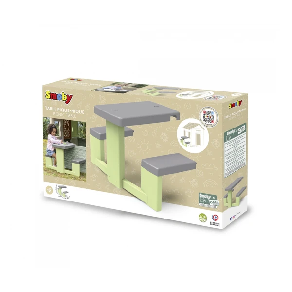 SMOBY ΠΡΑΣΙΝΟ/ΓΚΡΙ ΤΡΑΠΕΖΙ ΠΙΚ ΝΙΚ