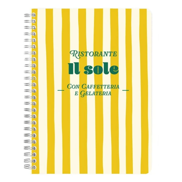 D. AMORE A5 SPIRAL RULED NOTEBOOK 74 SHEETS - 4 DESINGS
