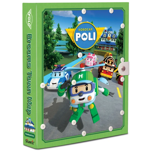 ROBOCAR POLI BROOMS TOWN MAP ΑΡΧΗΓΕΙΟ