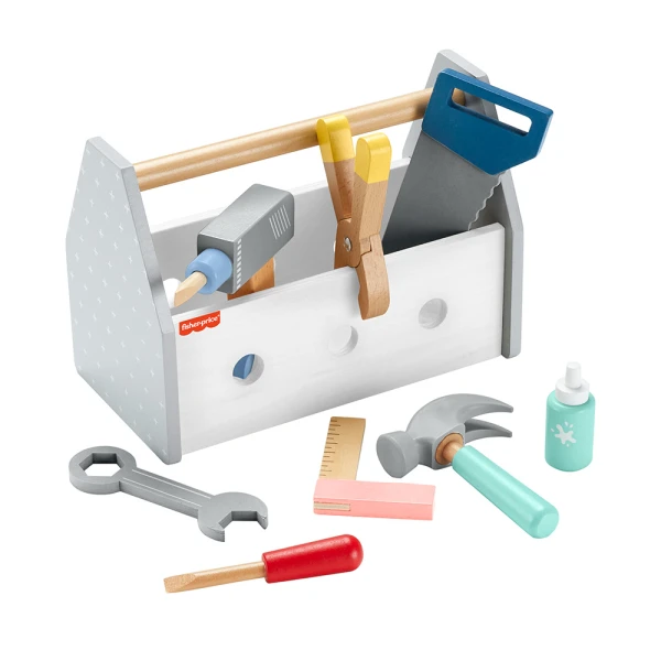 FISHER PRICE ΞΥΛΙΝΗ ΘΗΚΗ ΜΕ ΕΡΓΑΛΕΙΑ