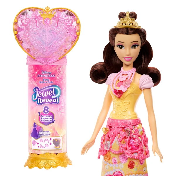 DISNEY PRINCESS ΚΟΥΚΛΑ ΠΕΝΤΑΜΟΡΦΗ ΜΕ ΚΟΣΜΗΜΑΤΟΘΗΚΗ