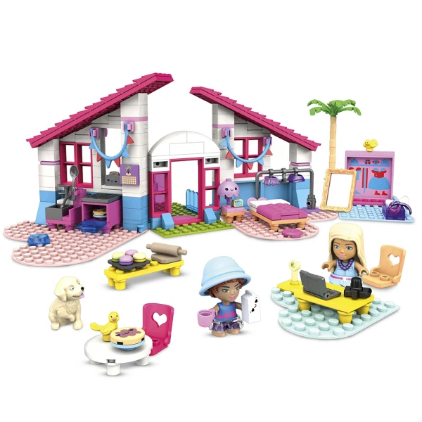 MEGA BLOKS BARBIE ΣΠΙΤΙ MALIBU 300 τεμ.